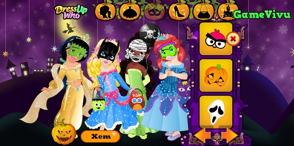 game Công chúa hóa trang Halloween hình ảnh 2 game Cong chua hoa trang Halloween hinh anh 2
