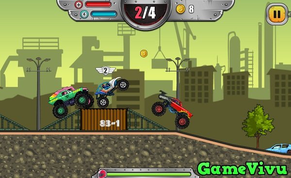 game Đua xe quái vật 3 hình ảnh 1 game Dua xe quai vat 3 hinh anh 1