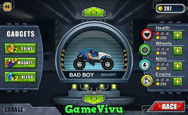 game Đua xe quái vật 3 monsters wheels special game Dua xe quai vat 3 monsters wheels special