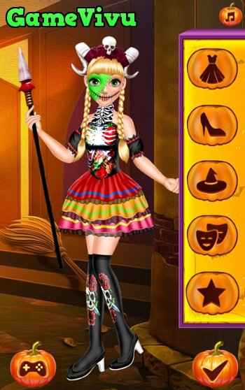 game Thời trang Halloween cho công chúa hình ảnh 1 game Thoi trang Halloween cho cong chua hinh anh 1