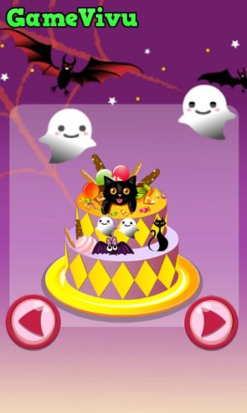 game Trang trí bánh Halloween hình ảnh 1 game Trang tri banh Halloween hinh anh 1