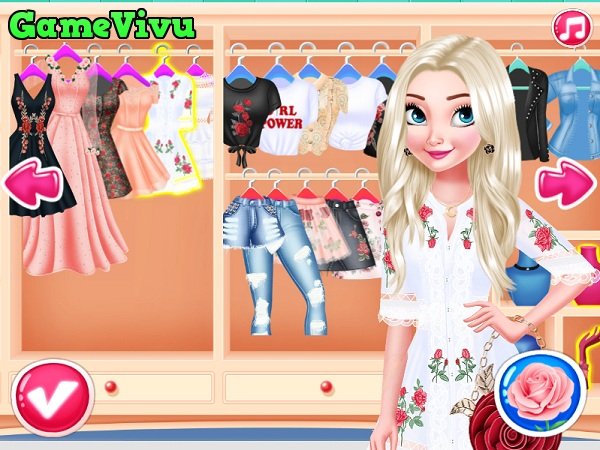 game Công chúa hoa hồng hình ảnh 1 game Cong chua hoa hong hinh anh 1