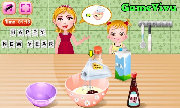 game Bánh kem mừng năm mới 2020 hình ảnh 2 game Banh kem mung nam moi 2020 hinh anh 2