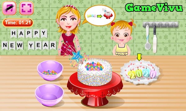 game Bánh kem mừng năm mới 2020 hình ảnh 3 game Banh kem mung nam moi 2020 hinh anh 3