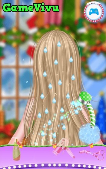 game Làm tóc đón giáng sinh hình ảnh 1 game Lam toc don giang sinh hinh anh 1