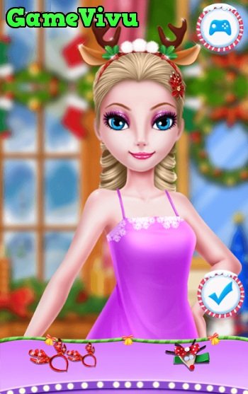 game Làm tóc đón giáng sinh hình ảnh 3 game Lam toc don giang sinh hinh anh 3