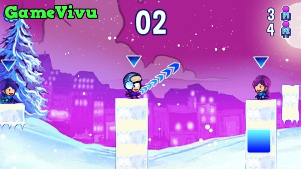game Ném bóng tuyết 2 người chơi game Nem bong tuyet 2 nguoi choi