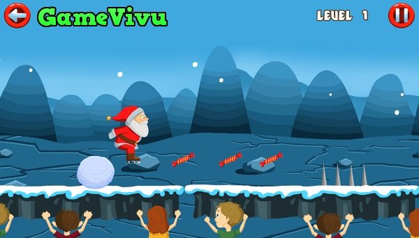 game Ông già Noel trượt tuyết 2 hình ảnh 1 game Ong gia Noel truot tuyet 2 hinh anh 1
