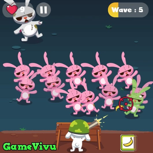 game Tiêu diệt thỏ zombie hình ảnh 3 game Tieu diet tho zombie hinh anh 3