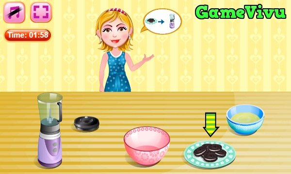 game Làm bánh cupcake phô mai hình ảnh 1 game Lam banh cupcake pho mai hinh anh 1