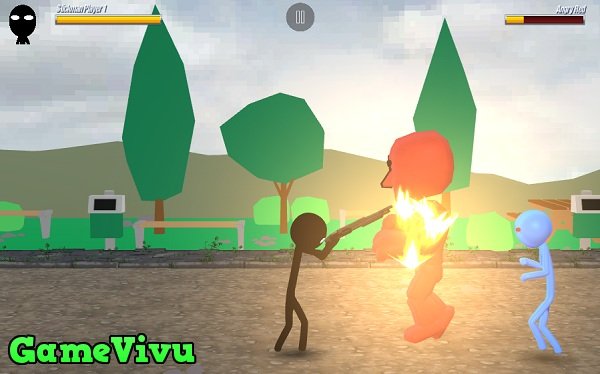 game Người que đánh nhau đường phố 3D hình ảnh 3 game Nguoi que danh nhau duong pho 3D hinh anh 3
