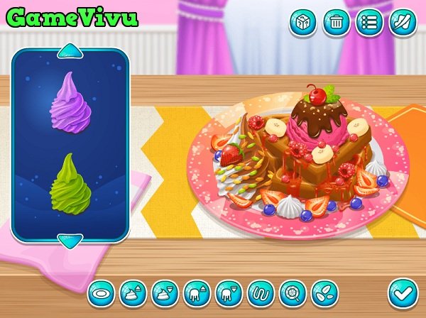 game Bánh quế kem tươi hình ảnh 3 game Bánh quế kem tươi hình ảnh 3