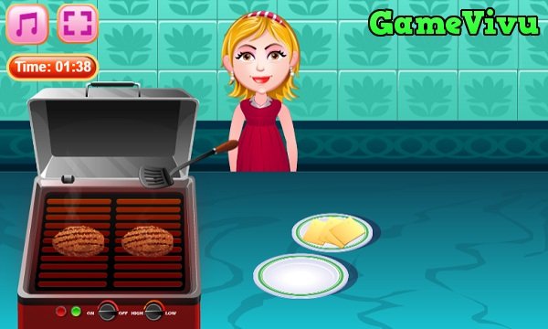 game Làm bánh hamburger phô mai hình ảnh 3 game Làm bánh hamburger phô mai hình ảnh 3