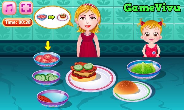 game Làm bánh hamburger phô mai hình ảnh 4 game Làm bánh hamburger phô mai hình ảnh 4