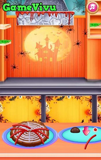 game Làm bánh hình nhện hình ảnh 1 game Làm bánh hình nhện hình ảnh 1