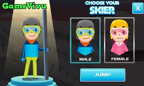 game Trượt tuyết nhảy xa hình ảnh 1 game Trượt tuyết nhảy xa hình ảnh 1