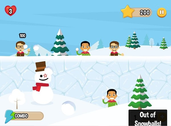 game Ném tuyết giáng sinh hình ảnh 3 game Ném tuyết giáng sinh hình ảnh 3
