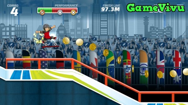 game Siêu sao trượt ván hình ảnh 2 game Siêu sao trượt ván hình ảnh 2