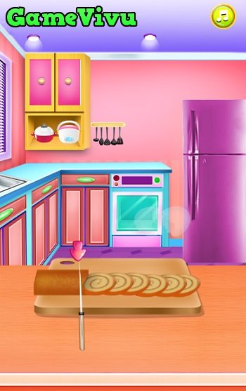 game Làm bánh bông lan cuộn hình ảnh 2 game Làm bánh bông lan cuộn hình ảnh 2