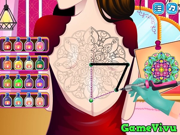 game Công chúa xăm hình ảnh 2 game Công chúa xăm hình ảnh 2