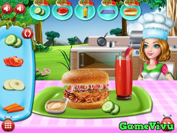 game Bánh hamburger gà nướng hình ảnh 3 game Bánh hamburger gà nướng hình ảnh 3