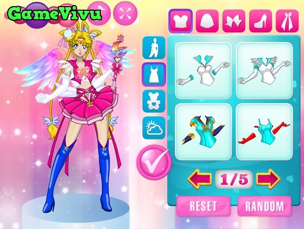 game Thủy thủ mặt trăng biến hình ảnh 1 game Thủy thủ mặt trăng biến hình ảnh 1