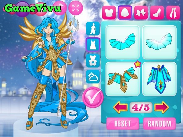 game Thủy thủ mặt trăng biến hình ảnh 2 game Thủy thủ mặt trăng biến hình ảnh 2