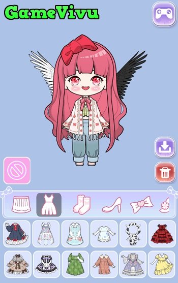game Thời trang búp bê chibi online y8 24h game Thời trang búp bê chibi online y8 24h