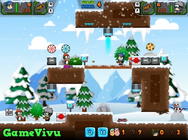 game Truy tìm zombie giáng sinh 2 người chơi game Truy tìm zombie giáng sinh 2 người chơi