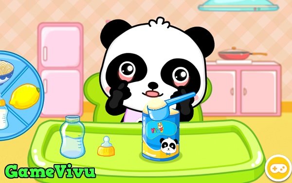 game Chăm sóc em bé gấu trúc hình ảnh 1 game Chăm sóc em bé gấu trúc hình ảnh 1