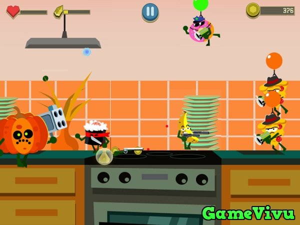 game Hoa quả bắn súng food gang run game Hoa quả bắn súng food gang run