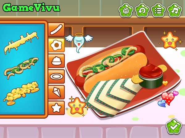 game Bánh mì kẹp xúc xích hảo hạng yummy hotdog game Bánh mì kẹp xúc xích hảo hạng yummy hotdog