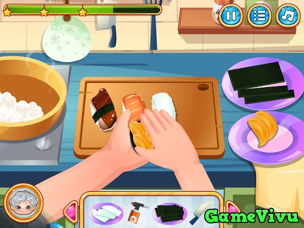 game Làm Nigiri Sushi hình ảnh 3 game Làm Nigiri Sushi hình ảnh 3