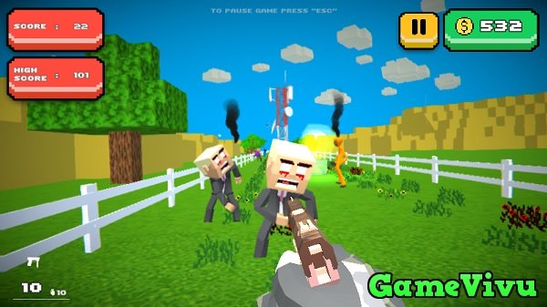 game Noob bắn zombie hình ảnh 1 game Noob bắn zombie hình ảnh 1