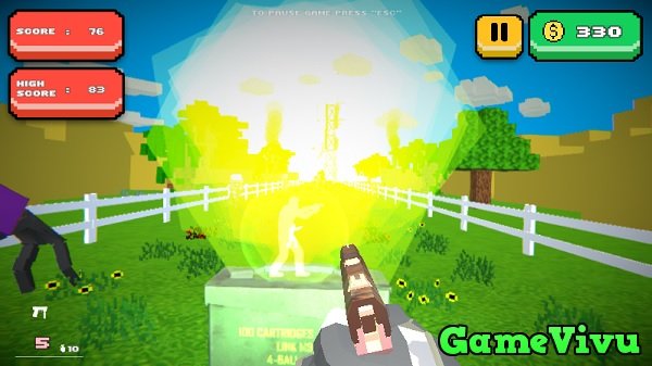 game Noob bắn zombie hình ảnh 2 game Noob bắn zombie hình ảnh 2