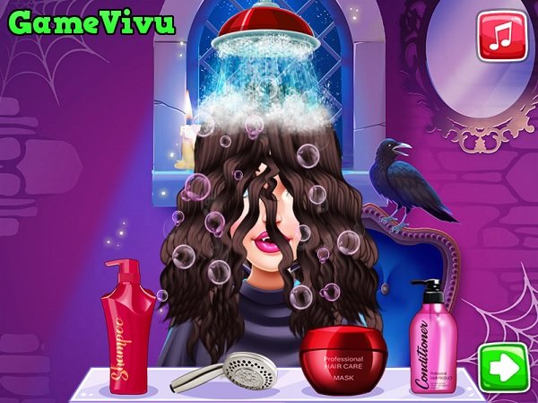 game Làm tóc ma cà rồng hình ảnh 1 game Làm tóc ma cà rồng hình ảnh 1