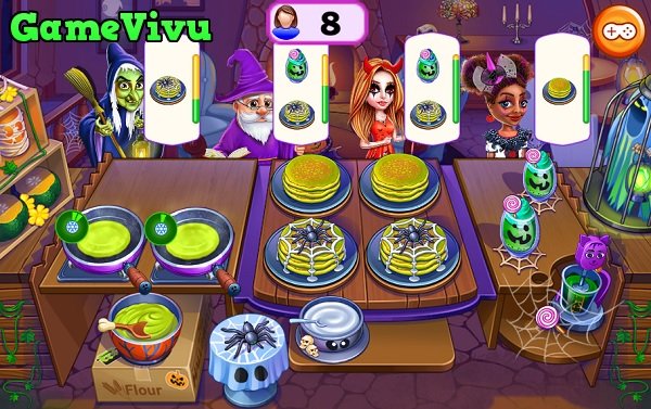 game Nhà hàng halloween hình ảnh 2 game Nhà hàng halloween hình ảnh 2