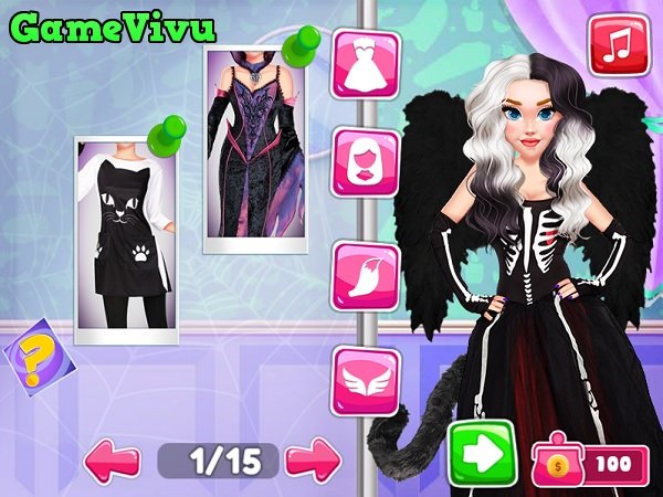 game Thử thách thời trang halloween hình ảnh 1 game Thử thách thời trang halloween hình ảnh 1