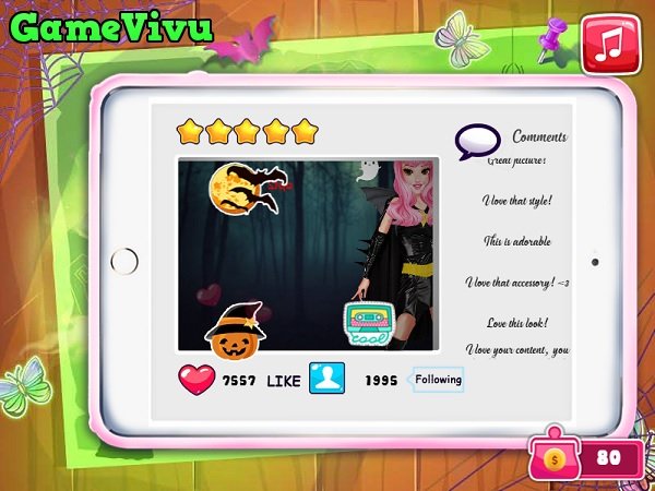 game Thử thách thời trang halloween hình ảnh 3 game Thử thách thời trang halloween hình ảnh 3