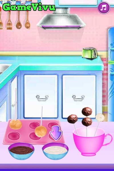 game Làm bánh cake pop hình ảnh 2 game Làm bánh cake pop hình ảnh 2