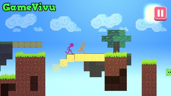 game Stickman Parkour 2: Lucky Block online game Stickman Parkour 2: Lucky Block online