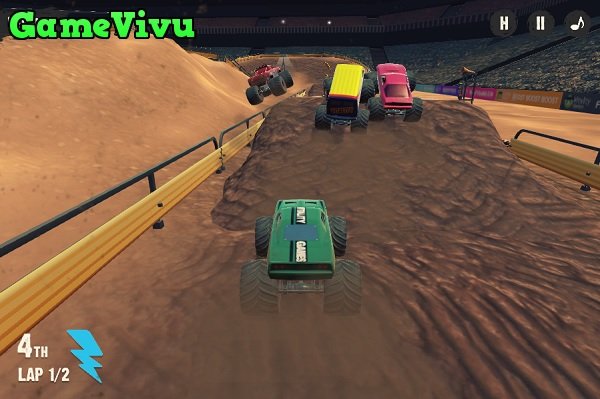 game Đua xe tải quái vật điên cuồng 2 hình ảnh 1 game Đua xe tải quái vật điên cuồng 2 hình ảnh 1