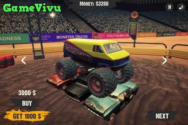 game Đua xe tải quái vật điên cuồng 2 hình ảnh 2 game Đua xe tải quái vật điên cuồng 2 hình ảnh 2