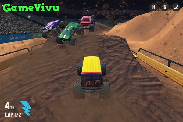 game Đua xe tải quái vật điên cuồng monster truck crazy racing 2 game Đua xe tải quái vật điên cuồng monster truck crazy racing 2
