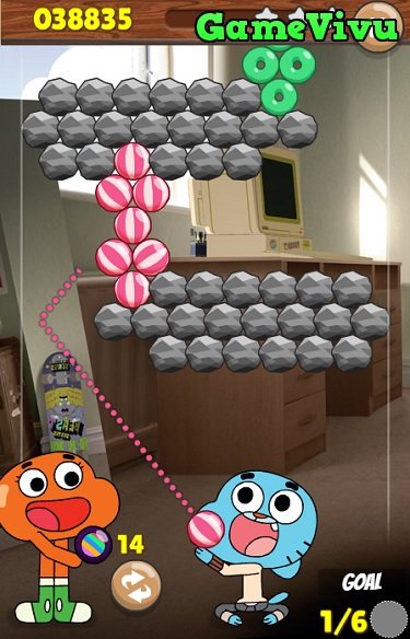 game Gumball và Darwin bắn kẹo candy chaos game Gumball và Darwin bắn kẹo candy chaos