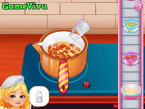 game Làm mì Carbonara hình ảnh 2 game Làm mì Carbonara hình ảnh 2
