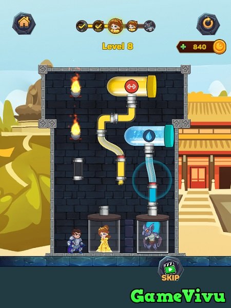 game Hero Pipe Rescue: Water Puzzle hình ảnh 1 game Hero Pipe Rescue: Water Puzzle hình ảnh 1