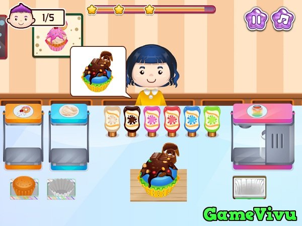 game Làm bánh cupcake siêu ngon hình ảnh 3 game Làm bánh cupcake siêu ngon hình ảnh 3