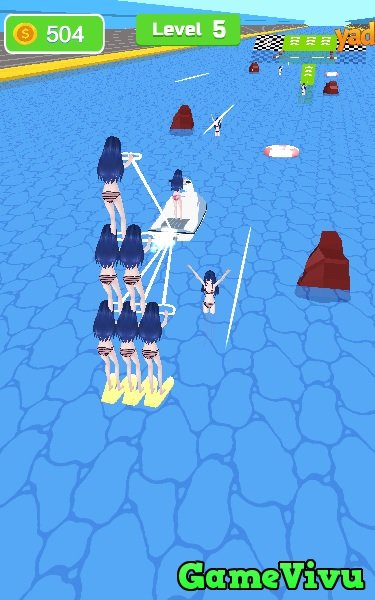 game Girl Surfer 3D hình ảnh 1 game Girl Surfer 3D hình ảnh 1