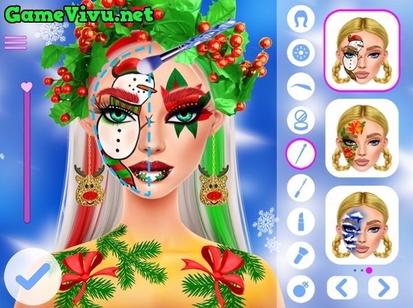 game Ellie trang điểm giáng sinh hình ảnh 2 game Ellie trang điểm giáng sinh hình ảnh 2